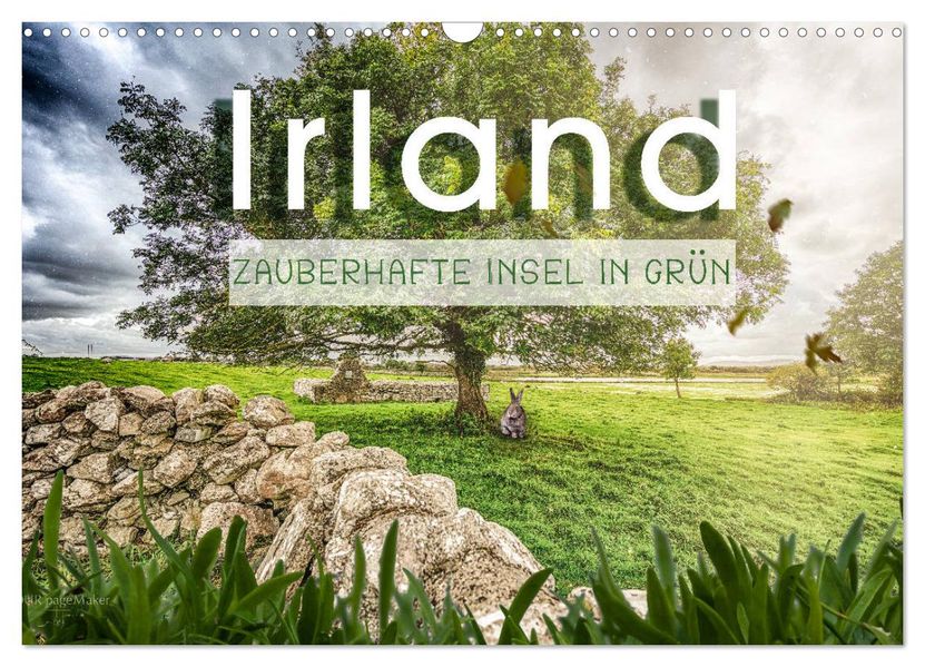 Irland - Zauberhafte Insel in grün (Wandkalender 2027 DIN A3 quer) CALVENDO Monatskalender