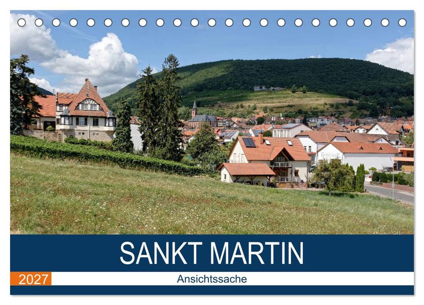 Sankt Martin - Ansichtssache (Tischkalender 2027 DIN A5 quer) CALVENDO Monatskalender