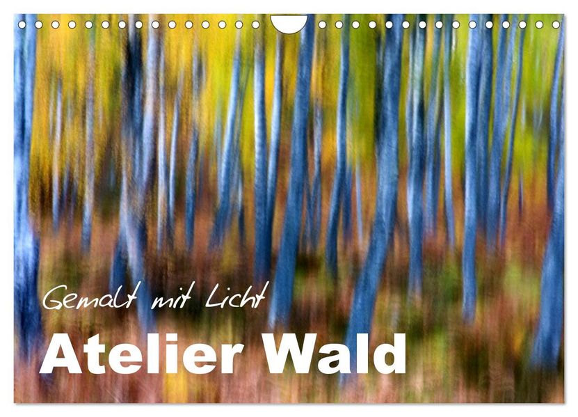 Atelier Wald - gemalt mit Licht (Wandkalender 2027 DIN A4 quer) CALVENDO Monatskalender