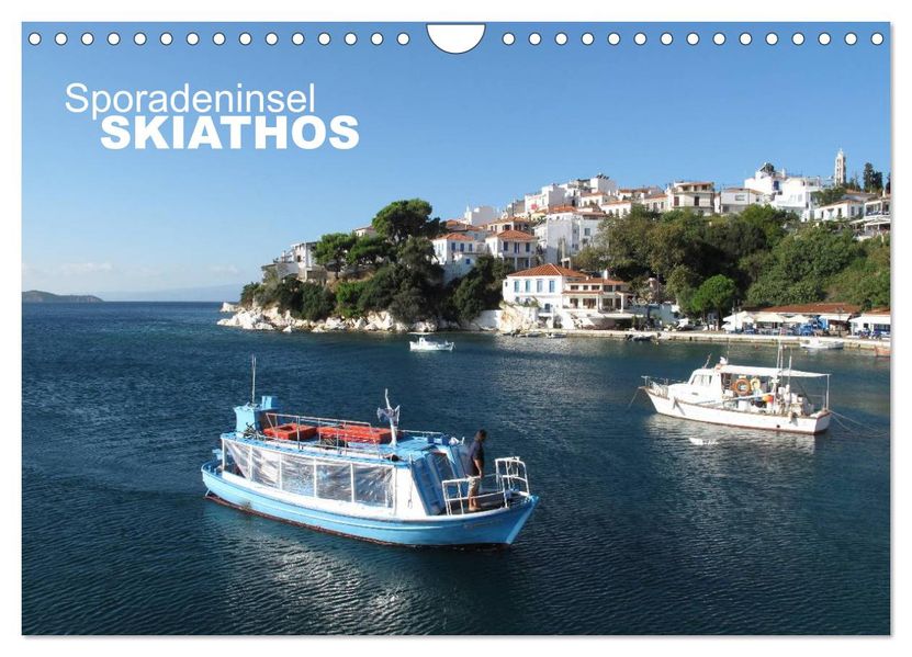 Sporadeninsel Skiathos (Wandkalender 2027 DIN A4 quer) CALVENDO Monatskalender