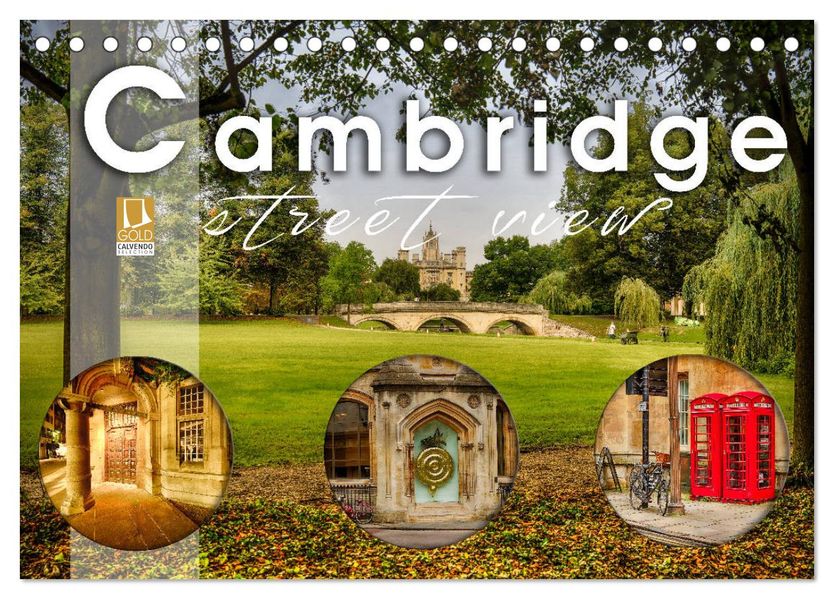 Cambridge street view (Tischkalender 2027 DIN A5 quer) CALVENDO Monatskalender