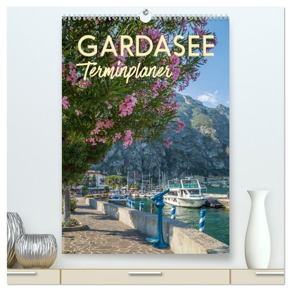 GARDASEE Terminplaner (hochwertiger Premium Wandkalender 2027 DIN A2 hoch) Kunstdruck in Hochglanz