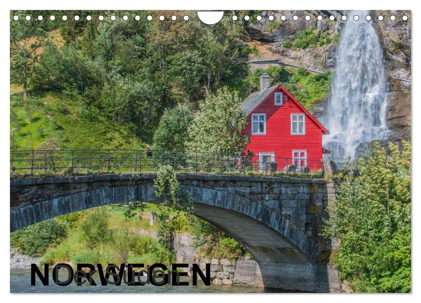 Norwegen - Der Süden (Wandkalender 2027 DIN A4 quer) CALVENDO Monatskalender