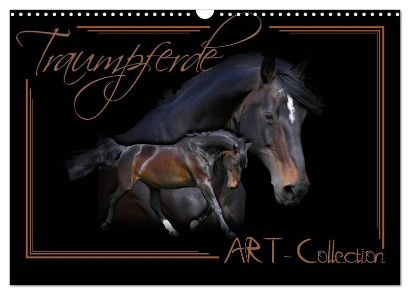 Traumpferde-ART-Collection (Wandkalender 2027 DIN A3 quer) CALVENDO Monatskalender