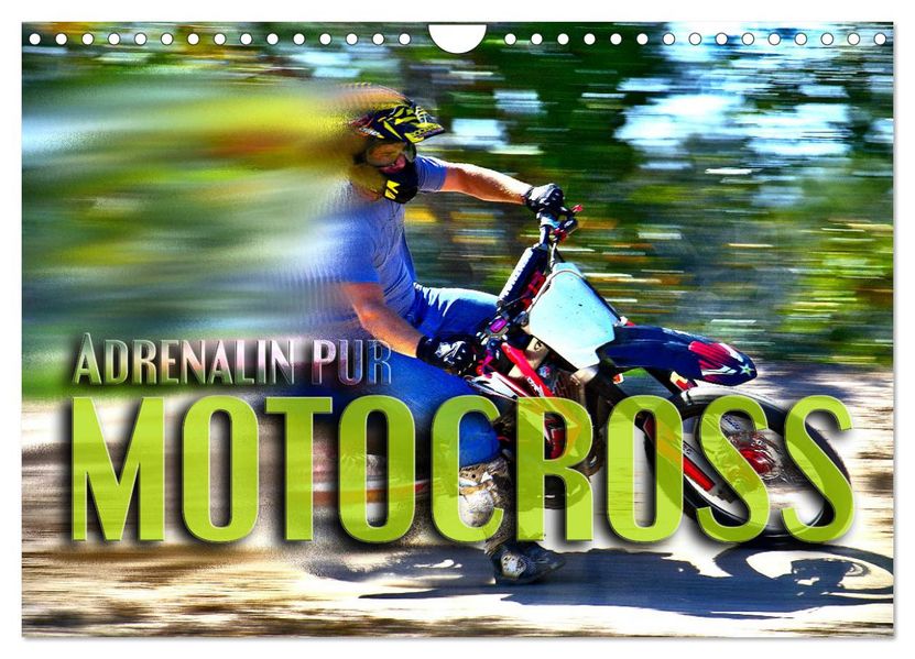 Motocross - Adrenalin pur (Wandkalender 2027 DIN A4 quer) CALVENDO Monatskalender