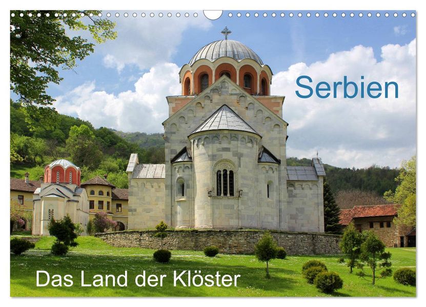 Serbien - Das Land der Klöster (Wandkalender 2027 DIN A3 quer) CALVENDO Monatskalender