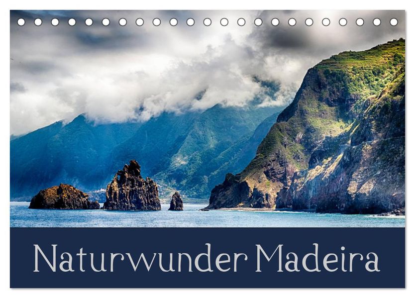 Naturwunder Madeira (Tischkalender 2027 DIN A5 quer) CALVENDO Monatskalender