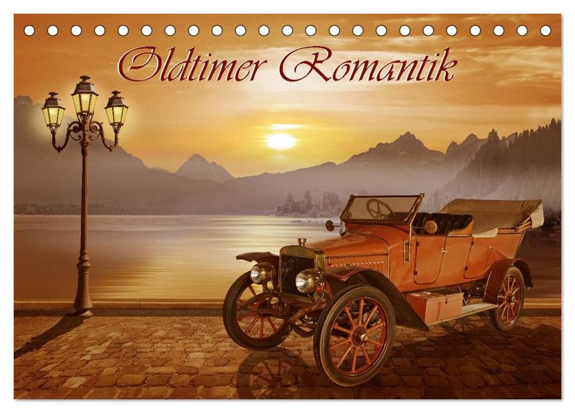 Oldtimer Romantik (Tischkalender 2027 DIN A5 quer) CALVENDO Monatskalender