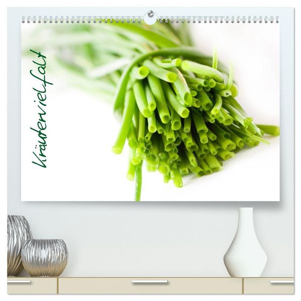 Kräutervielfalt (hochwertiger Premium Wandkalender 2027 DIN A2 quer) Kunstdruck in Hochglanz