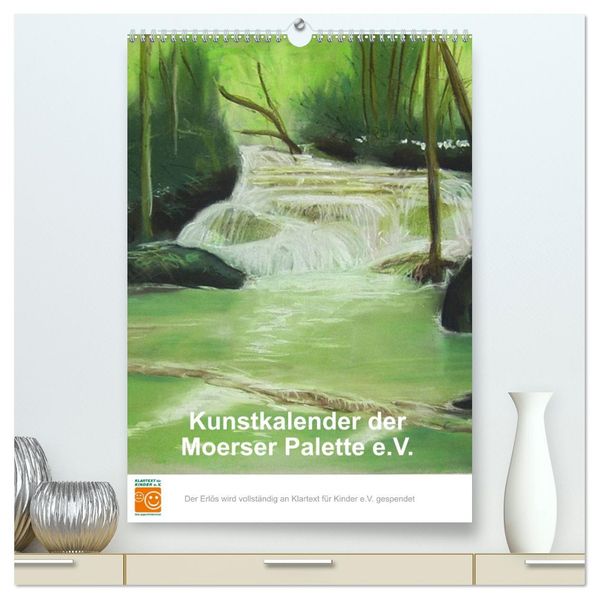 Kunstkalender der Moerser Palette e.V. (hochwertiger Premium Wandkalender 2027 DIN A2 hoch) Kunstdruck in Hochglanz