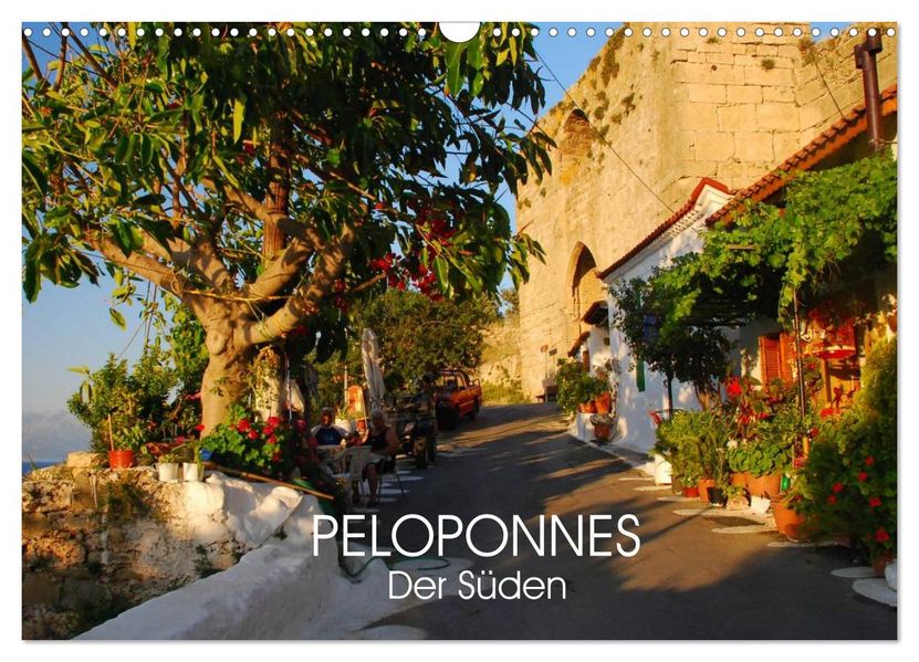 Peloponnes - Der Süden (Wandkalender 2027 DIN A3 quer) CALVENDO Monatskalender