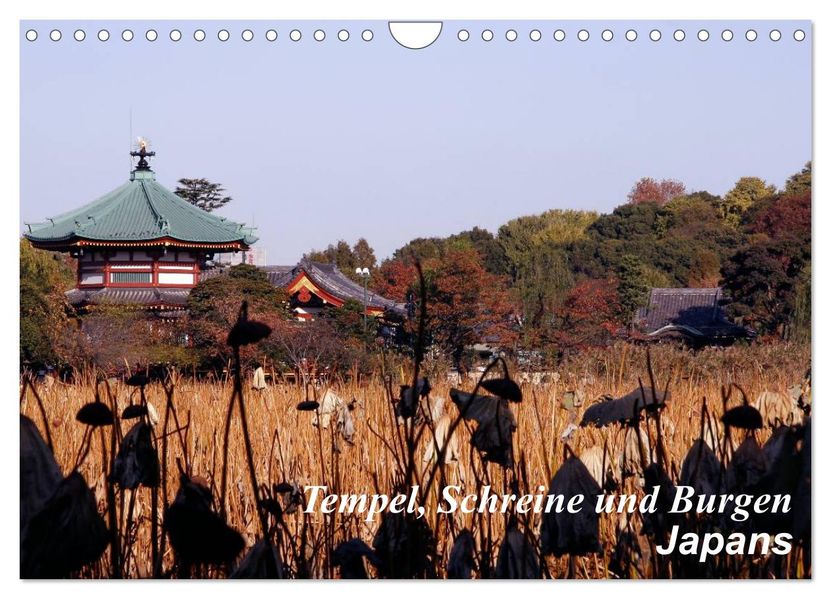 Tempel Schreine und Burgen Japans (Wandkalender 2027 DIN A4 quer) CALVENDO Monatskalender
