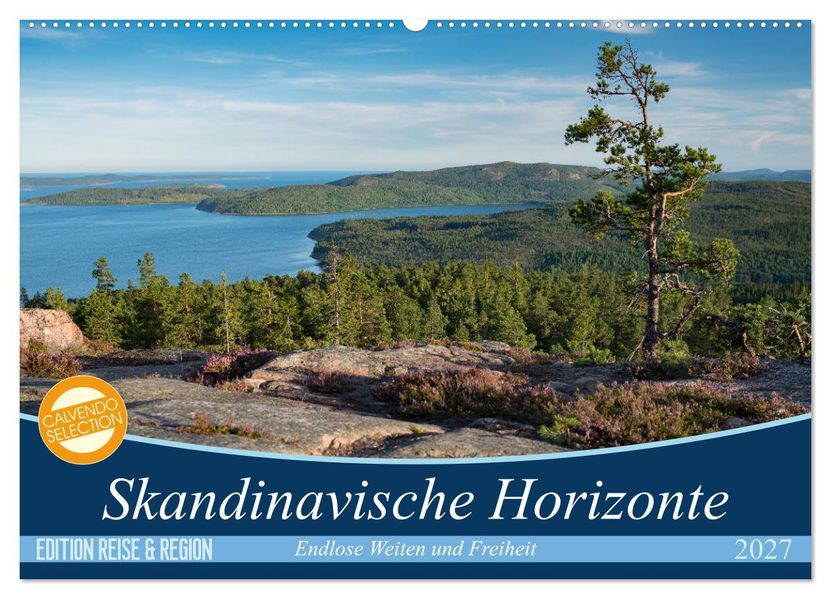 Skandinavische Horizonte (Wandkalender 2027 DIN A2 quer) CALVENDO Monatskalender
