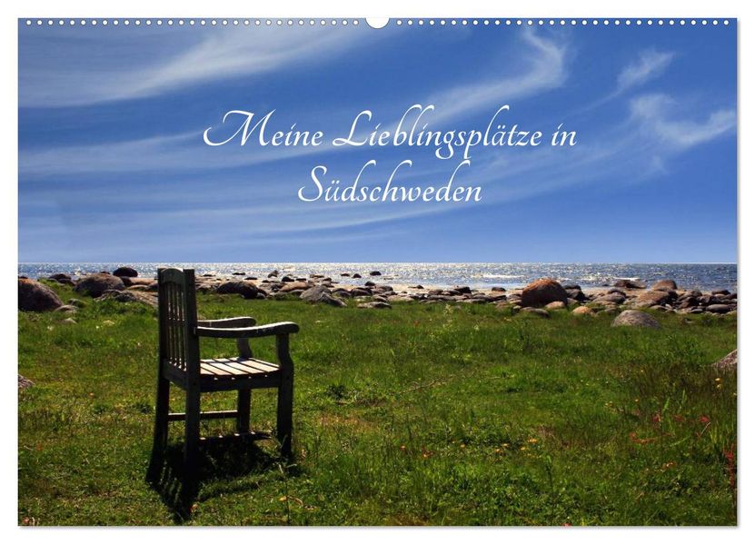 Meine Lieblingsplätze in Südschweden (Wandkalender 2027 DIN A2 quer) CALVENDO Monatskalender