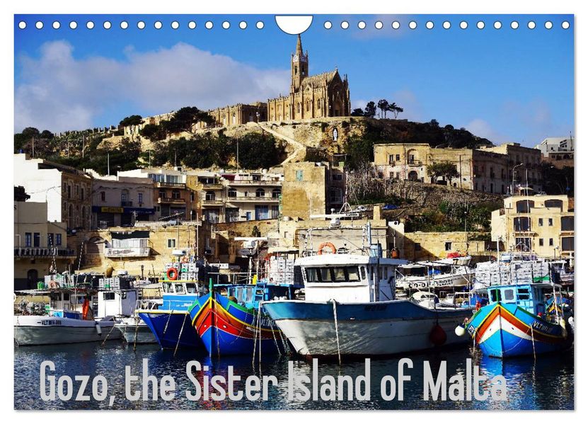 Gozo - Malta's little sister island (Wall Calendar 2027 DIN A4 landscape) CALVENDO 12 Month Wall Calendar