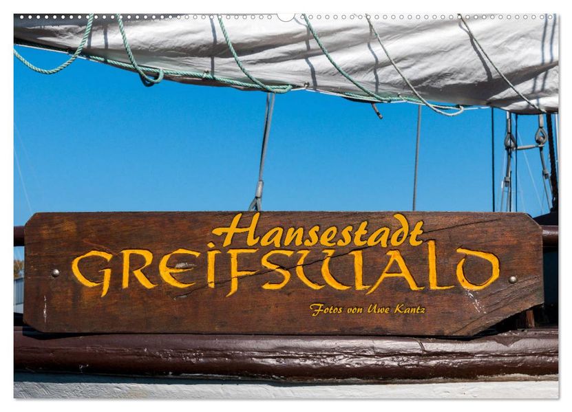 Hansestadt Greifswald (Wandkalender 2027 DIN A2 quer) CALVENDO Monatskalender