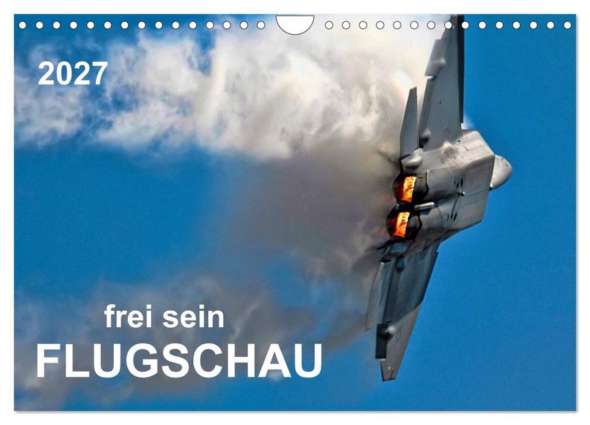 Flugschau - frei sein (Wandkalender 2027 DIN A4 quer) CALVENDO Monatskalender