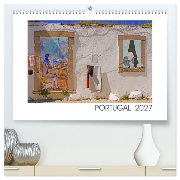 Portugal. Die Algarve zwischen Faro und Castro Marim (hochwertiger Premium Wandkalender 2027 DIN A2 quer) Kunstdruck in Hochglanz