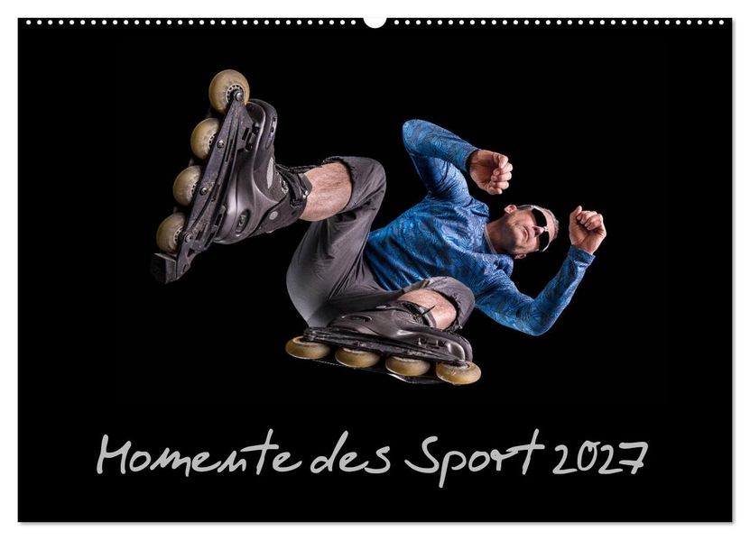 Momente des Sport (Wandkalender 2027 DIN A2 quer) CALVENDO Monatskalender