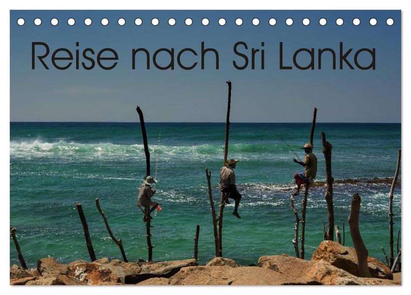 Reise nach Sri Lanka (Tischkalender 2027 DIN A5 quer) CALVENDO Monatskalender