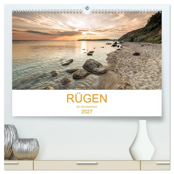 Rügen ein Sommertraum (hochwertiger Premium Wandkalender 2027 DIN A2 quer) Kunstdruck in Hochglanz