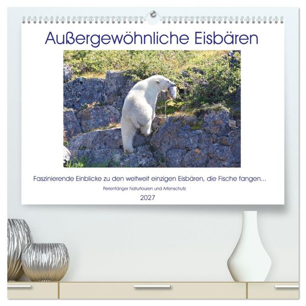 Das Leben der etwas 'anderen' Eisbären! (hochwertiger Premium Wandkalender 2027 DIN A2 quer) Kunstdruck in Hochglanz