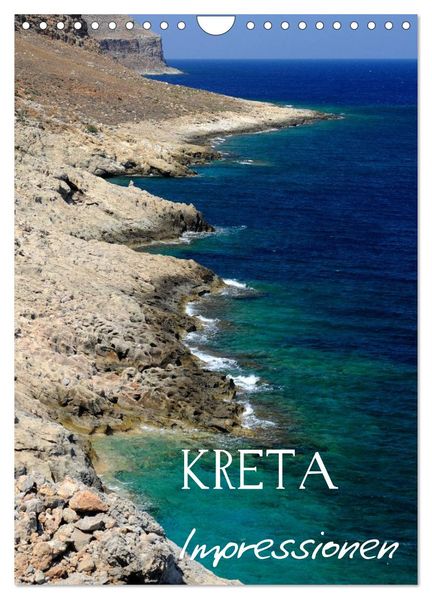 Kreta Impressionen (Wandkalender 2027 DIN A4 hoch) CALVENDO Monatskalender