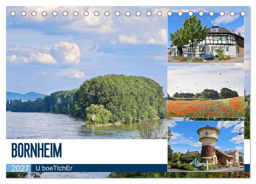 Bornheim (Tischkalender 2027 DIN A5 quer) CALVENDO Monatskalender
