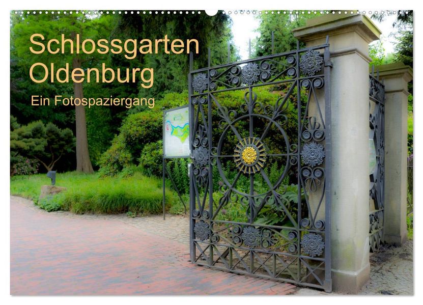 Schlossgarten Oldenburg. Ein Fotospaziergang (Wandkalender 2027 DIN A2 quer) CALVENDO Monatskalender