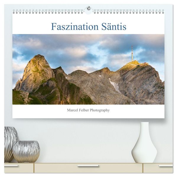 Faszination Säntis (hochwertiger Premium Wandkalender 2027 DIN A2 quer) Kunstdruck in Hochglanz