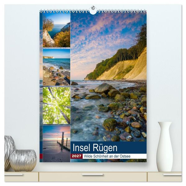 Insel Rügen - Wilde Schönheit an der Ostsee (hochwertiger Premium Wandkalender 2027 DIN A2 hoch) Kunstdruck in Hochglanz