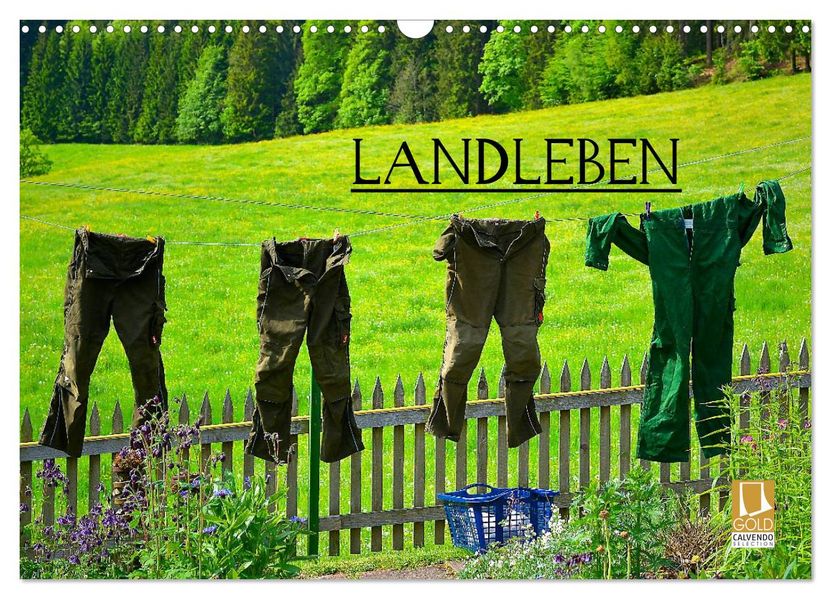 Landleben (Wandkalender 2027 DIN A3 quer) CALVENDO Monatskalender