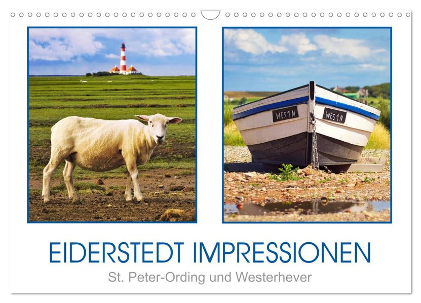 Eiderstedt Impressionen (Wandkalender 2027 DIN A3 quer) CALVENDO Monatskalender