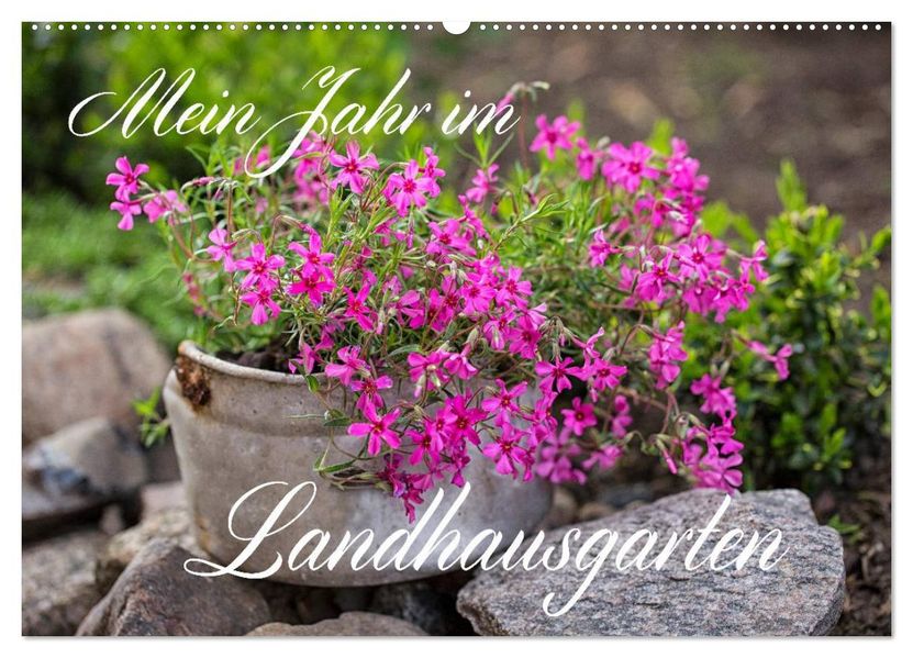 Mein Jahr im Landhausgarten (Wandkalender 2027 DIN A2 quer) CALVENDO Monatskalender