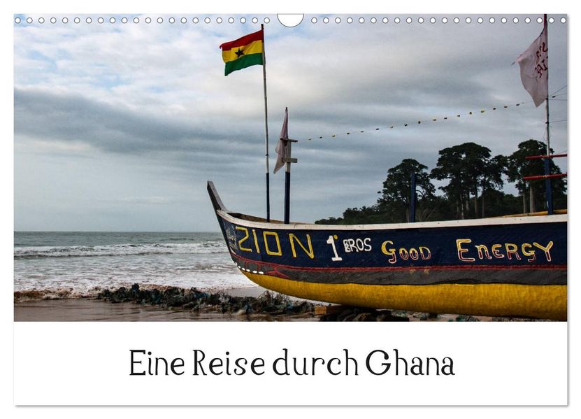 Eine Reise durch Ghana (Wandkalender 2027 DIN A3 quer) CALVENDO Monatskalender