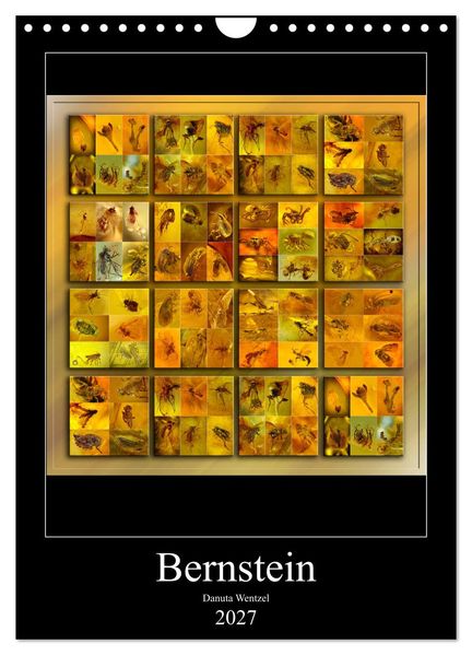 Bernstein (Wandkalender 2027 DIN A4 hoch) CALVENDO Monatskalender