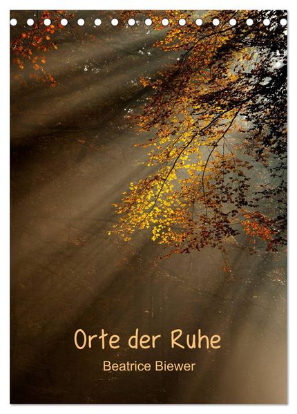 Orte der Ruhe (Tischkalender 2027 DIN A5 hoch) CALVENDO Monatskalender