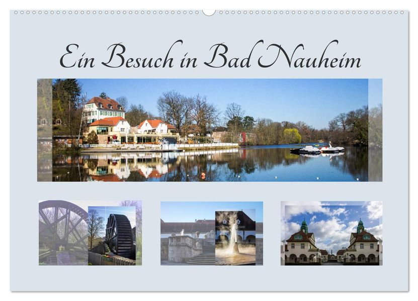 Ein Besuch in Bad Nauheim (Wandkalender 2027 DIN A2 quer) CALVENDO Monatskalender
