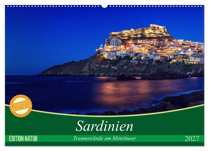 Sardinien - Traumstrände am Mittelmeer (Wandkalender 2027 DIN A2 quer) CALVENDO Monatskalender