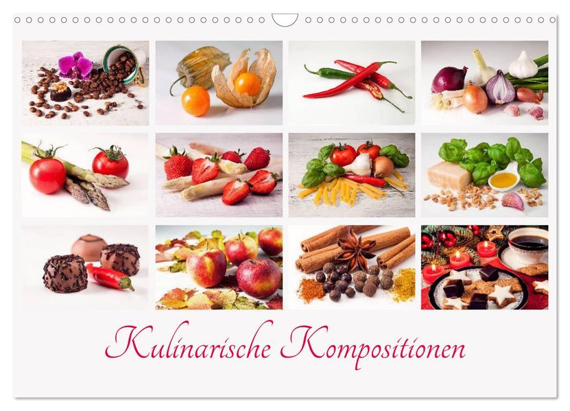 Kulinarische Kompositionen (Wandkalender 2027 DIN A3 quer) CALVENDO Monatskalender