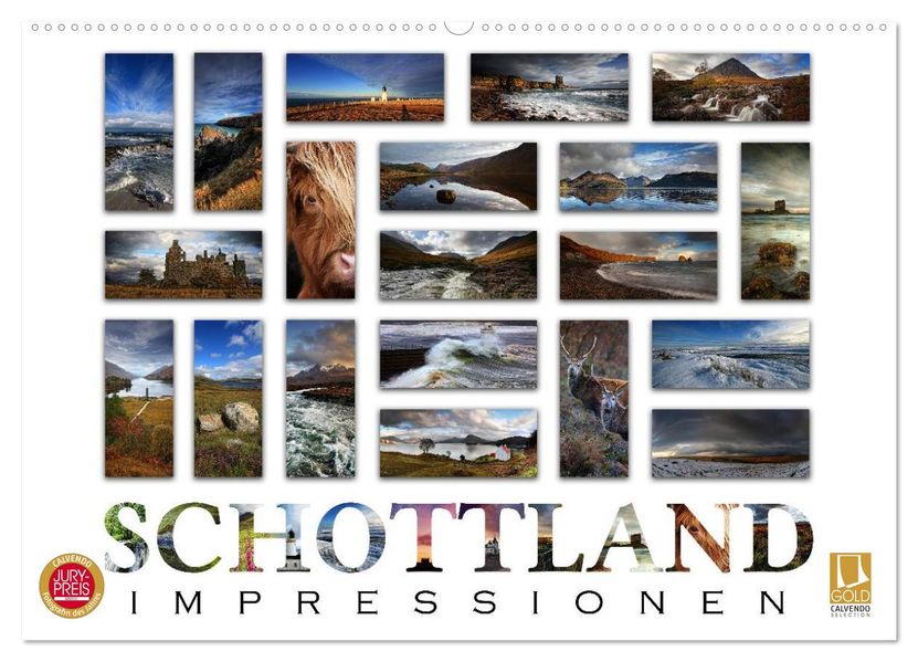 Schottland Impressionen (Wandkalender 2027 DIN A2 quer) CALVENDO Monatskalender