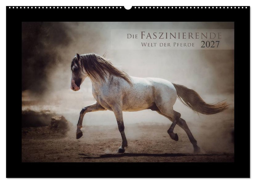 Die Faszinierende Welt der Pferde (Wandkalender 2027 DIN A2 quer) CALVENDO Monatskalender