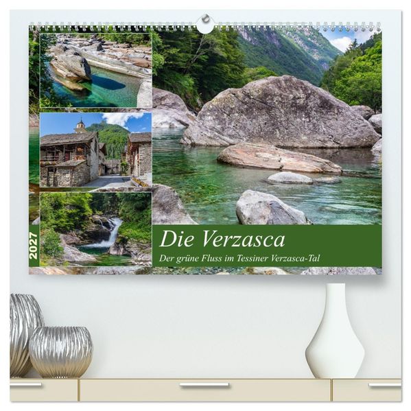Der grüne Fluss (hochwertiger Premium Wandkalender 2027 DIN A2 quer) Kunstdruck in Hochglanz