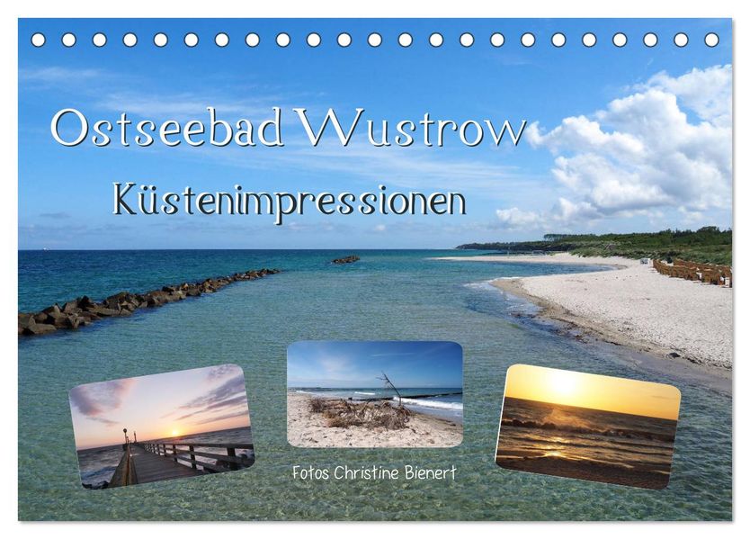 Ostseebad Wustrow Küstenimpressionen (Tischkalender 2027 DIN A5 quer) CALVENDO Monatskalender