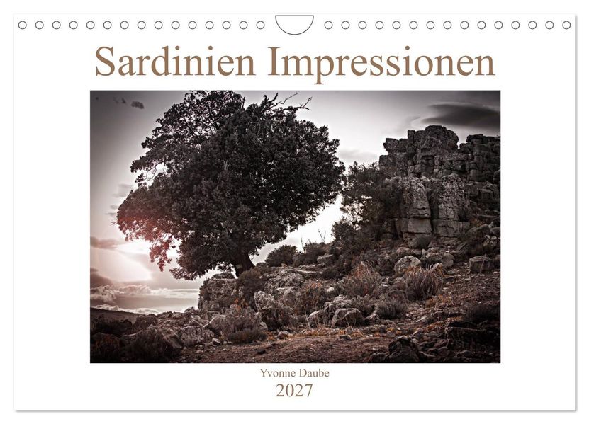 Sardinien Impressionen (Wandkalender 2027 DIN A4 quer) CALVENDO Monatskalender