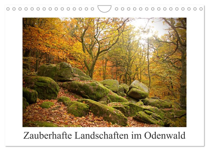 Zauberhafte Landschaften im Odenwald (Wandkalender 2027 DIN A4 quer) CALVENDO Monatskalender