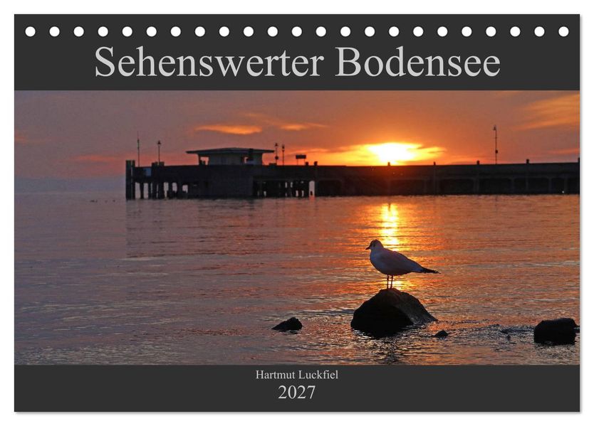 Sehenswerter Bodensee (Tischkalender 2027 DIN A5 quer) CALVENDO Monatskalender