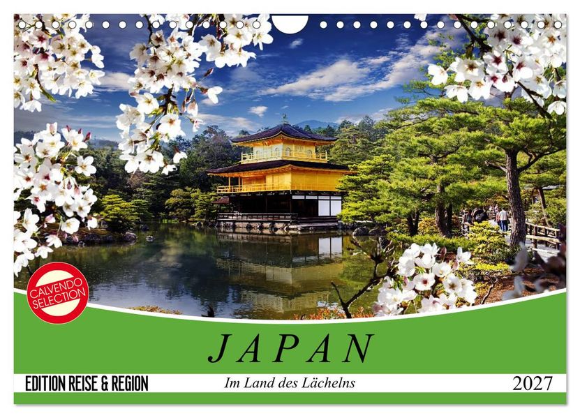 Japan. Im Land des Lächelns (Wandkalender 2027 DIN A4 quer) CALVENDO Monatskalender