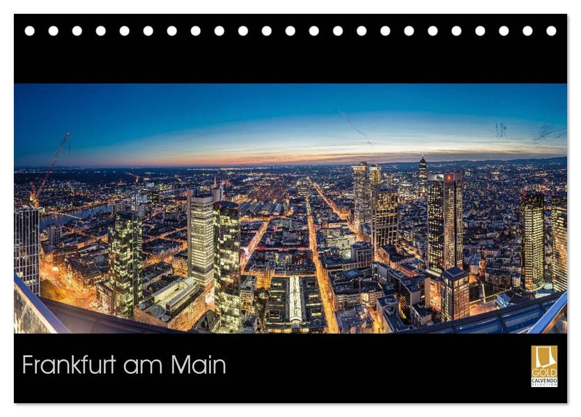 Frankfurt am Main (Tischkalender 2027 DIN A5 quer) CALVENDO Monatskalender