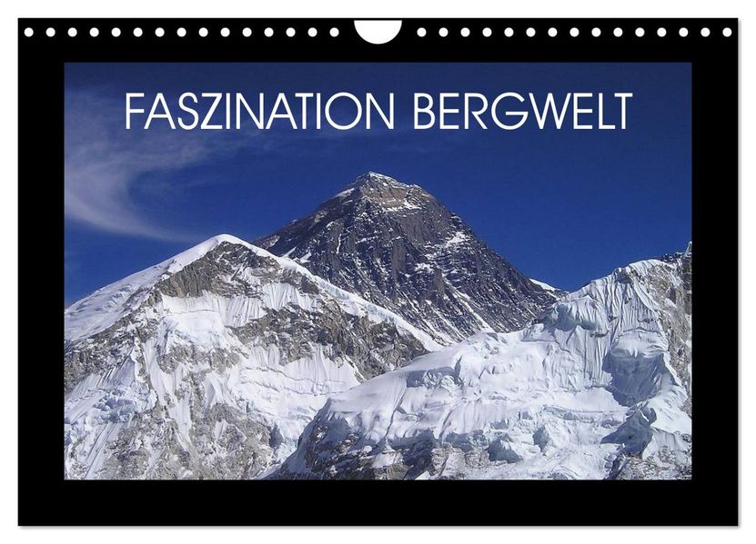 Faszination Bergwelt (Wandkalender 2027 DIN A4 quer) CALVENDO Monatskalender